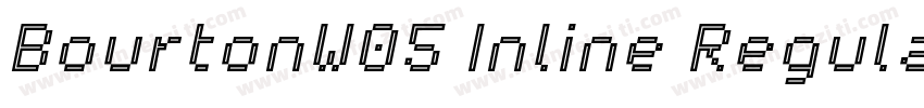 BourtonW05 Inline Regular字体转换
